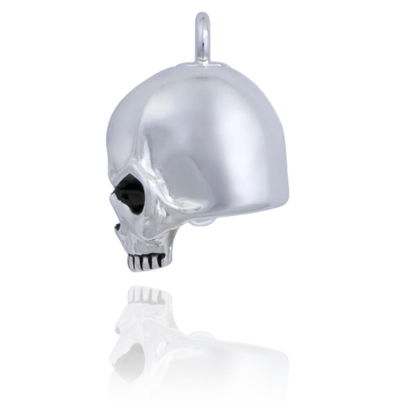 Steel Horse Jewelry Underworld Skull Road Ride Bell, Silver Finish SRB0057