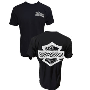 Teddy Morse's Daytona Harley-Davidson Men's Dealer Logo Short Sleeve Shirt, Black