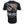 Black short-sleeve graphic t-shirt showing the back print with an American flag, a motorcycle, and 'Ride Fest 2026' text.