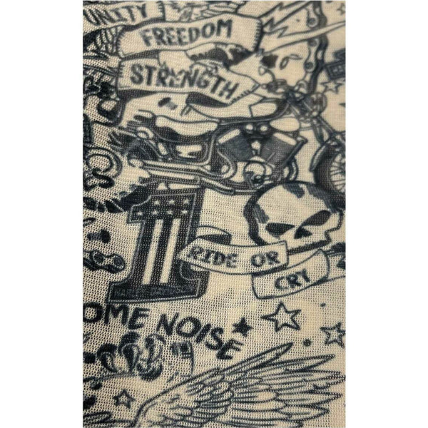 Harley-Davidson Little Boys' Bar & Shield Mesh Tattoo Long Sleeve Tee, 1070151