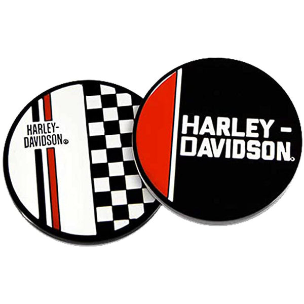 Harley-Davidson Nostalgia Checkered Motorcycle Metal Challenge Coin - 1.75 in.