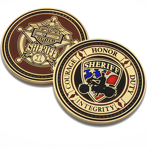 Harley-Davidson Sheriff Heavy Duty 1.75" Challenge Coin 8002930
