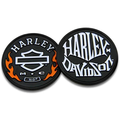 Flames & H-D Skull Challenge Coin 8005078