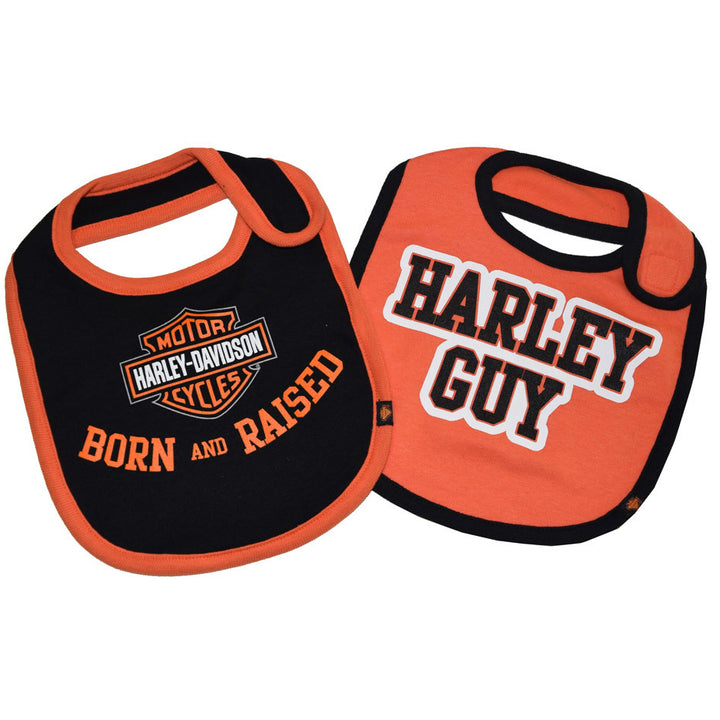 Harley-Davidson Baby Boys' Bibs B&S 2-Pack 7059507