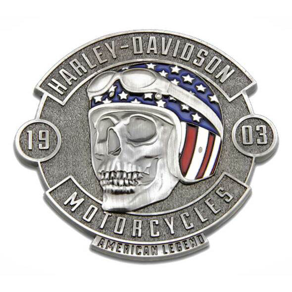 Harley-Davidson American Legend Skull Heavy-Duty Metal Magnet 8008574