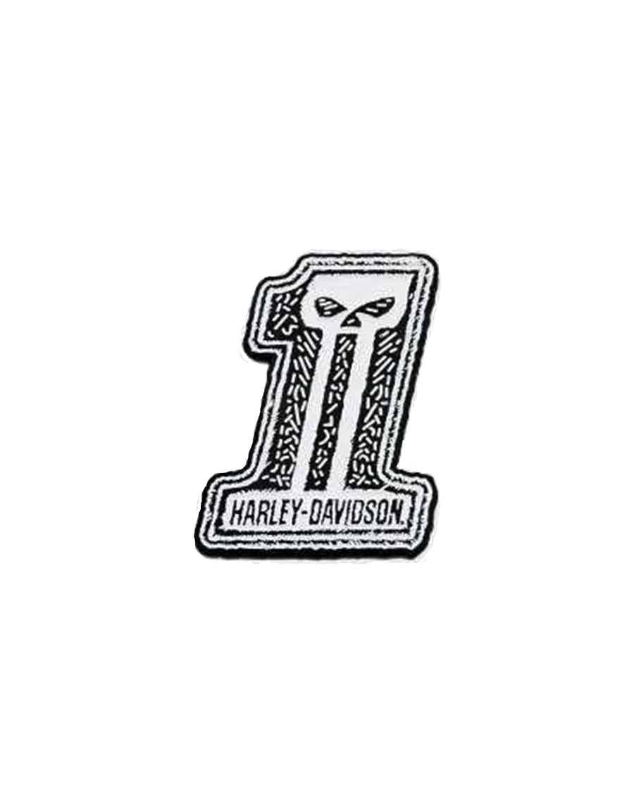 #1 Distressed Dark Pin 1.25" 8009731
