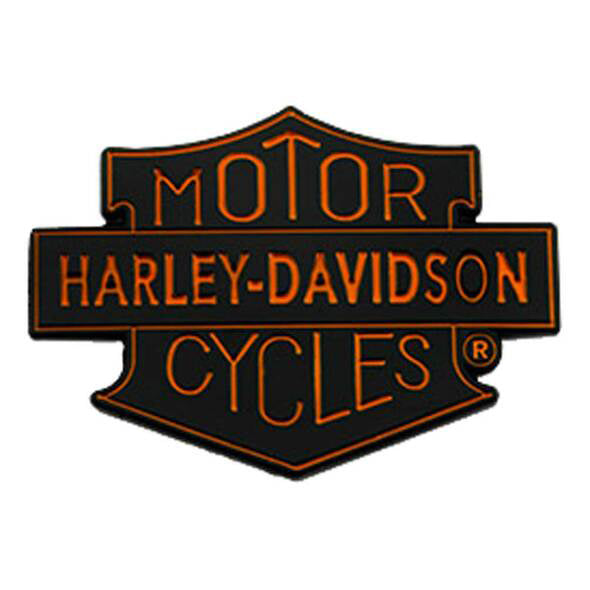 Motorcycles Trademark Shield Metal Black Pin 8011208