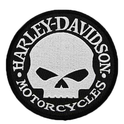Embroidered Willie G Skull Logo Small Emblem Sew-On Patch 8011574