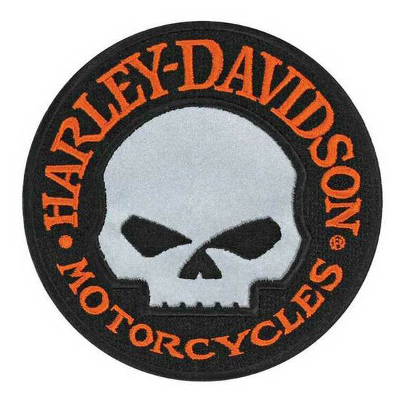 Harley-Davidson Patch 4 in. Embroidered Willie G. Skull Emblem Sew-On Patch