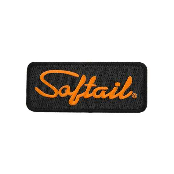 Embroidered Softail Emblem Sew-On Patch 8011680
