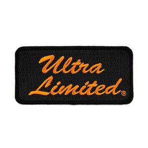 Harley-Davidson Embroidered Ultra Limited Emblem Sew-On Patch, Orange 8011765