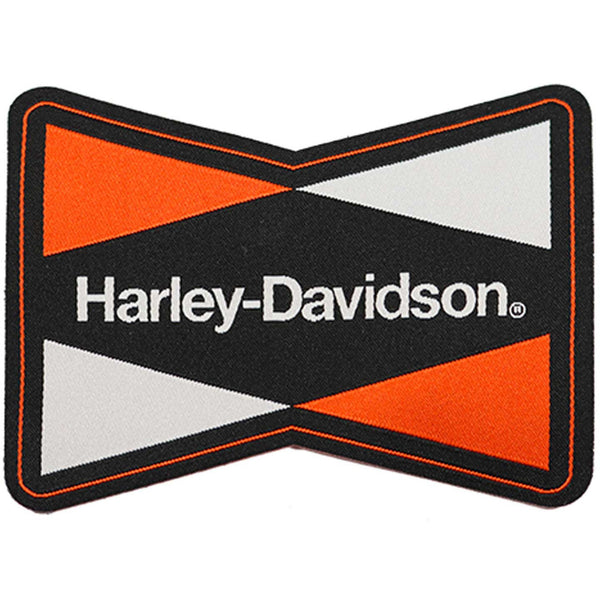 Harley-Davidson Embroidered H-D Geometry Emblem 4" Sew-On Patch, Black