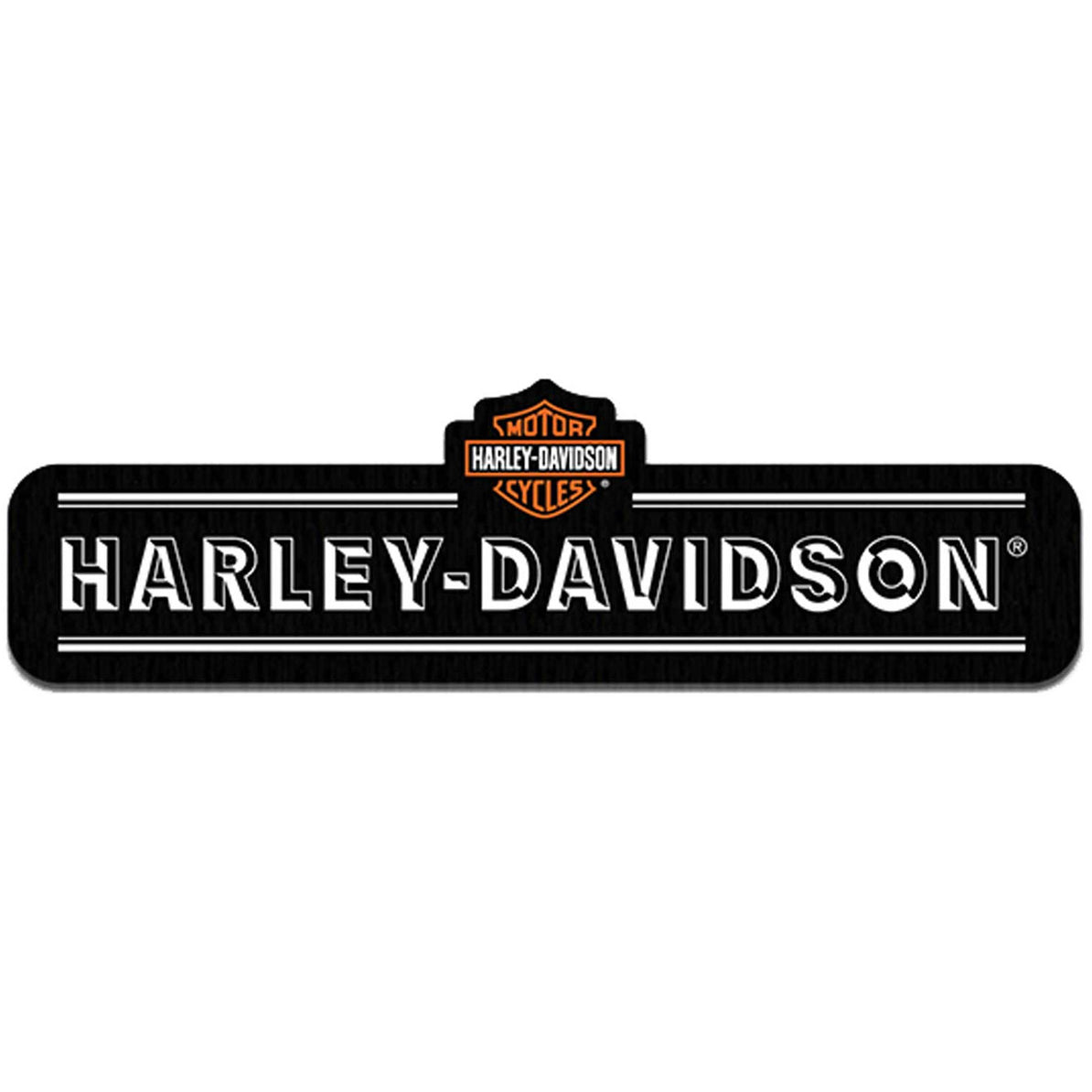Harley-Davidson Embroidered Edgy Emblem Patch, 8 x 6, Black & Burgundy EM321364, Size: Large, BlackBurgundy