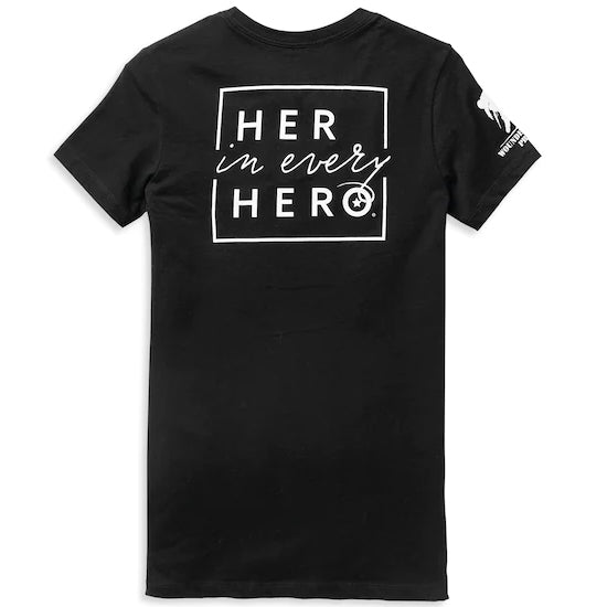 Harley-Davidson Women's Wounded Warrior Project Her In Every Hero Tee 96469-22VW