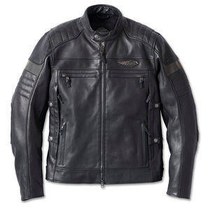 Harley-Davidson Men's 120th Amalgam Triple Vent System Riding Jacket, Black, 97031-23VM
