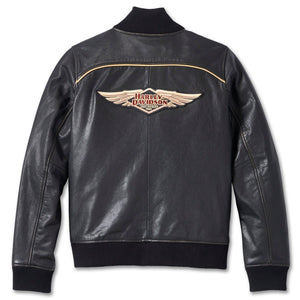 Harley-Davidson Women's 120th Anniversary Bomber Leather Jacket, 97039-23VW