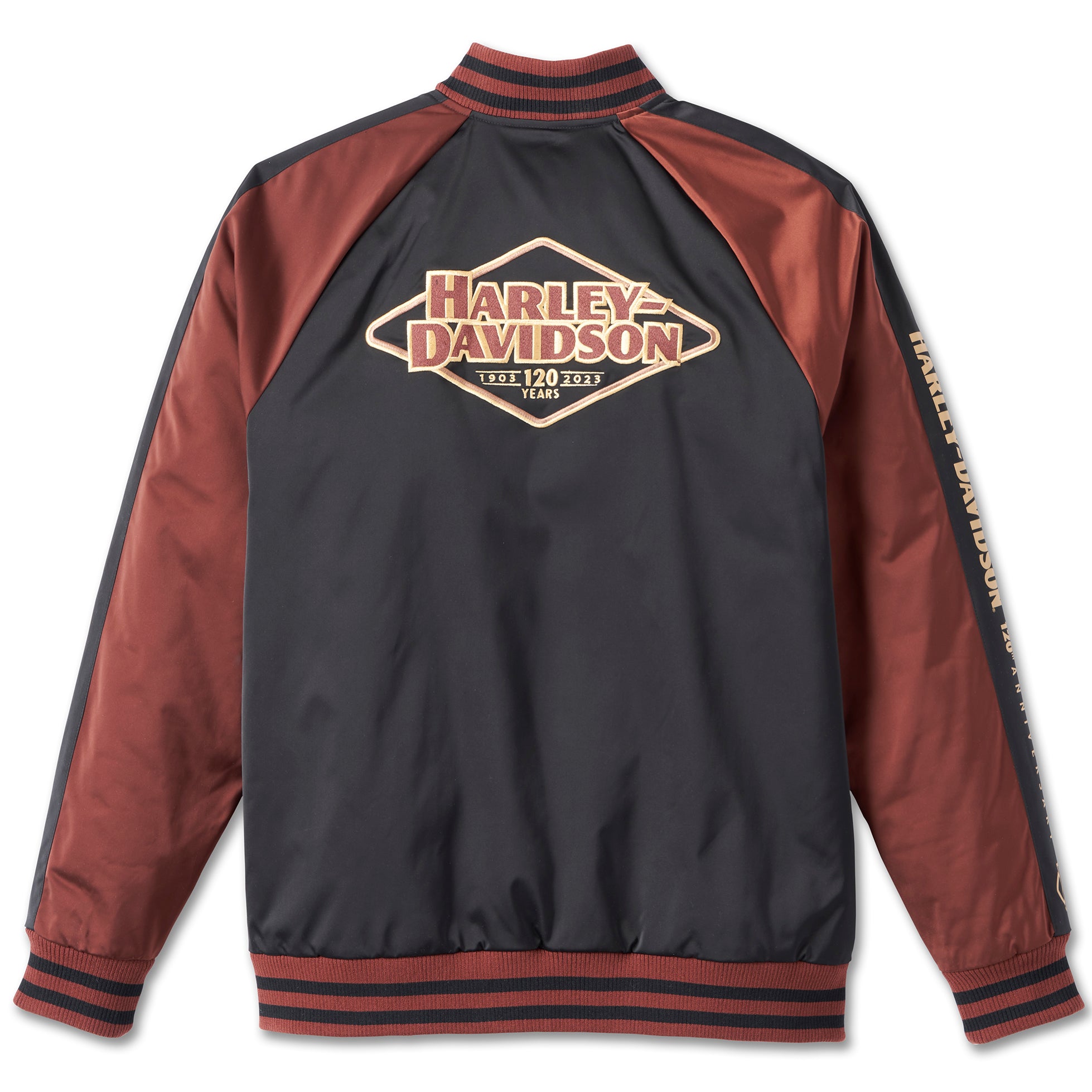 Harley-Davidson Men's 120th Anniversary Souvenir Jacket, Red/Black