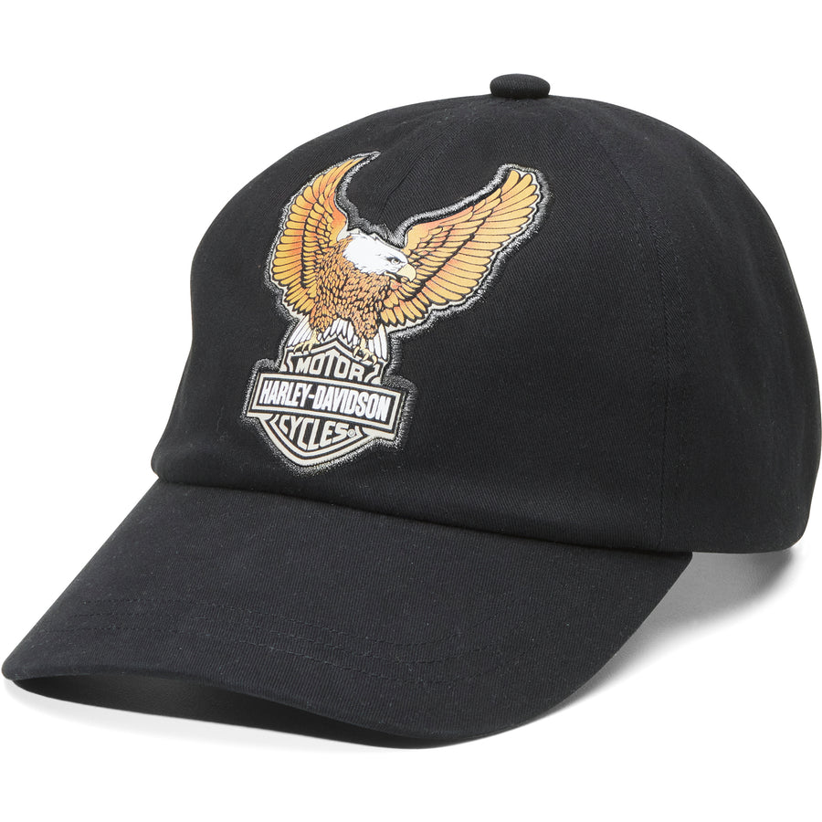 Harley-Davidson Women's Classic Eagle Black Baseball Cap 97650-23VW