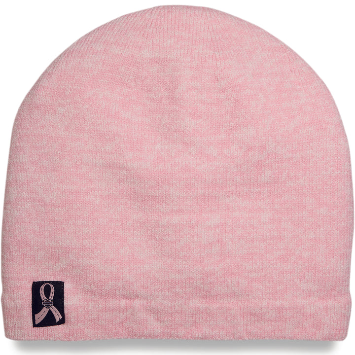 Harley-Davidson Women's Pink Label Knit Rose Pink Heather Beanie 97666-23VW