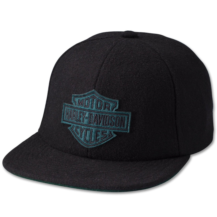 Harley-Davidson Men's Bar & Shield Low Profile Hat, Black 97739-23VM