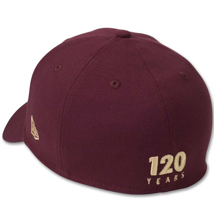 Harley-Davidson Men's 120th Anniversary 39THIRTY Baseball Dark Red Cap 97749-23VM