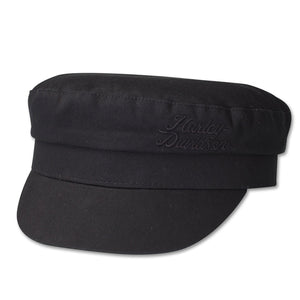 Harley-Davidson Women's High Spirits Officer Hat, Black 97770-23VW