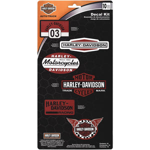 10pc - 6 Vintage Race Inspired Designs Decal Kit CG45950