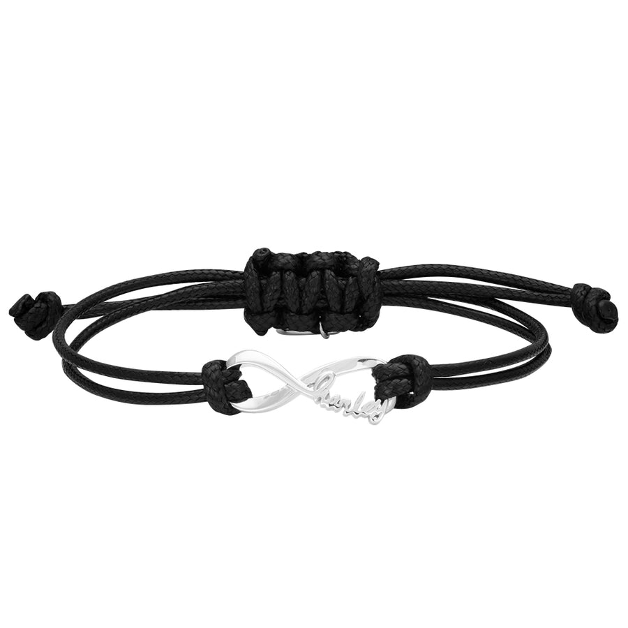 Women's Harley Infinity Wax Adjustable Cord Bracelet HDB0423