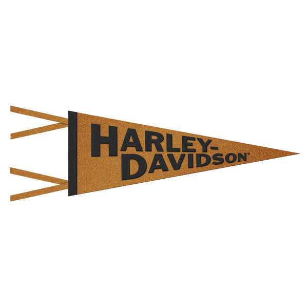 Harley-Davidson Nostalgic Felt Pennant Applique Logo Flag HDL-15109