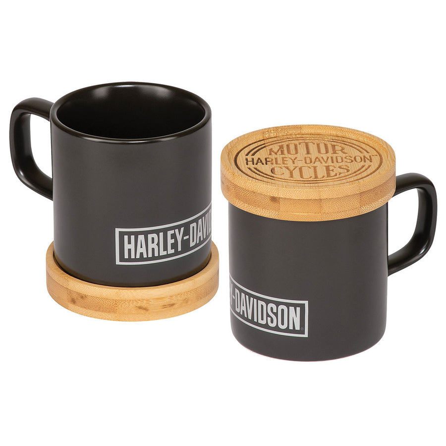 Harley-Davidson Circle Logo Mug W/Coaster Set HDL-18615