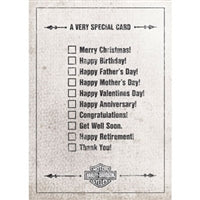 H-D Very Special Card for All Occasions HDL-20039