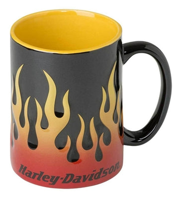 Personalized Harley Davidson Coffee Mug – Custom Name Text, 11 Oz Ceramic
