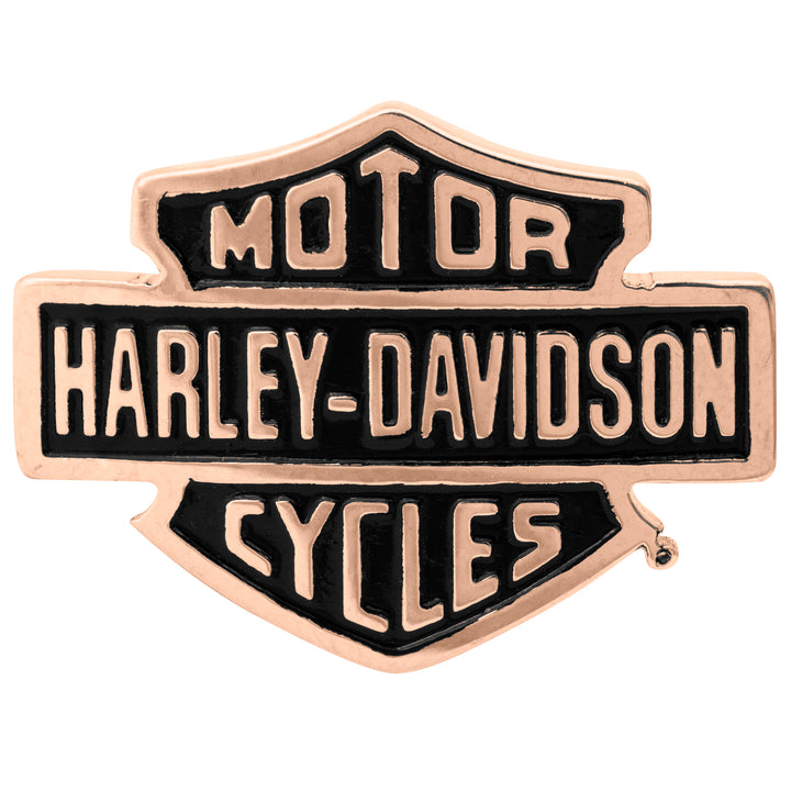Harley-Davidson Bar & Shield Logo Rally Charm, Rose Gold HSC0080
