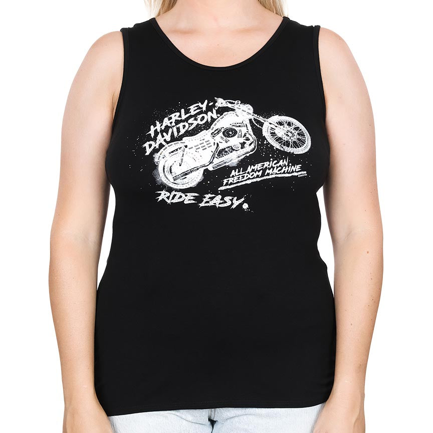 Harley-Davidson Women's Ride Easy Black Top HT4694BLK