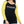 Harley-Davidson Women's Tail Whip Long Sleeve Scoop Neck Shirt, Black/Yellow HT4776BLK