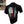 Destination Daytona Exclusive Men's Thin Line Flag Short Sleeved Shirt, Black LW-6080