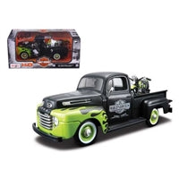 1948 Ford F-1 Pickup with 1948 FL Panhead 1:24 Model 32171