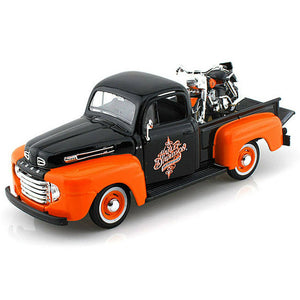 1948 Ford F-1 and 1958 Harley-Davidson Duo Glide 1:24 Model 32180