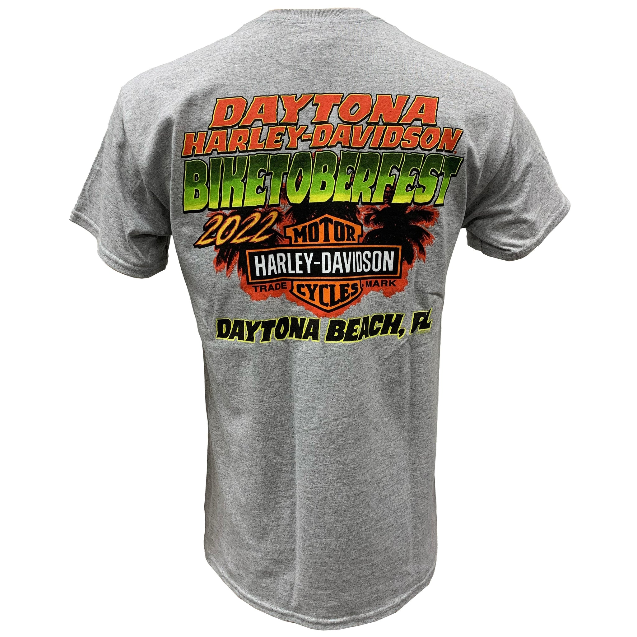 Rat Fink Harley-Davidson Men\'s Daytona Shirt 2022 S/S Gray Heather – Gator Biketoberfest