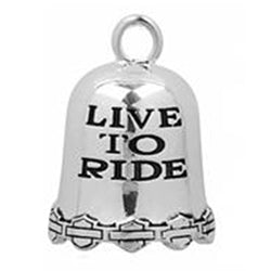 Harley-Davidson Live To Ride, Ride To Live Ride Bell, Durable Zinc HRB028