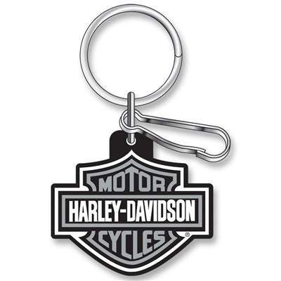 Classic Gray B&S Key Chain With Ring & Clip PL4496