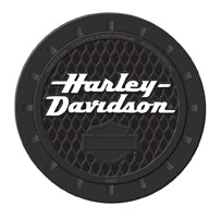 Harley-Davidson Script Stacked Logo Auto Coaster - Pack of 2  PL680