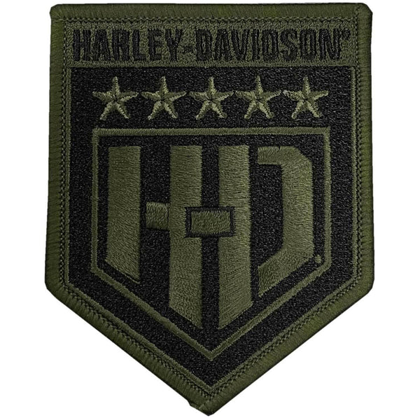 H-D Military Shield Emblem Sew-On-Patch 8012885