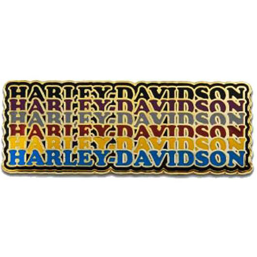 Harley Stacked Text Metal Pin 8013073