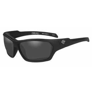 Men's Drag Gasket Sunglasses Gray Lens/Black Frames HADRA01