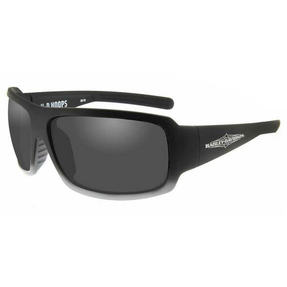 Men's Hoops Sunglasses Smoke Gray Lenses & Matte Gradient Frames HAHPS03