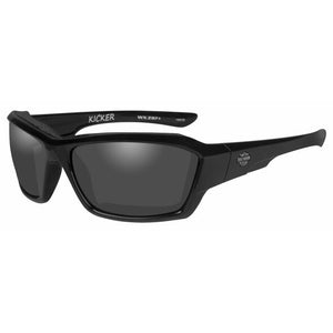 Men's Kicker Sunglasses Smoke Gray Lens/Black Frame HAKIC01