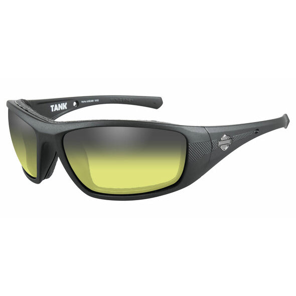 Men's Tank Yellow Lens LA Light Sunglasses/Matte Black Frame HDTAN13