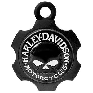 Harley-Davidson Axel Shape Willie G Skull Ride Bell, Black Finish HRB099