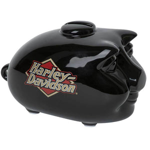 Harley-Davidson H-D Logo Ceramic Mini Hog Bank HDX-99103